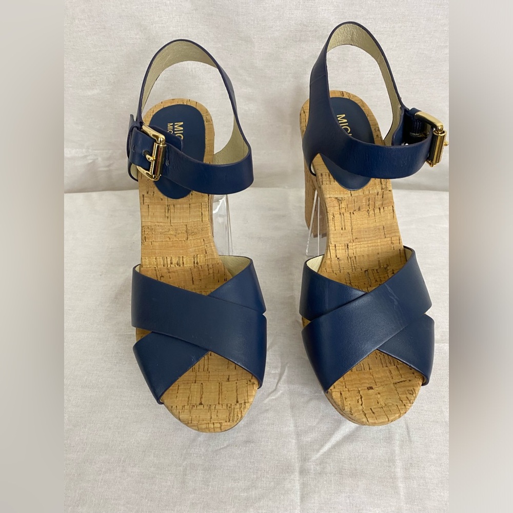 Michael Kors Natalia Platform Sandals size 8.5 in Mandarin